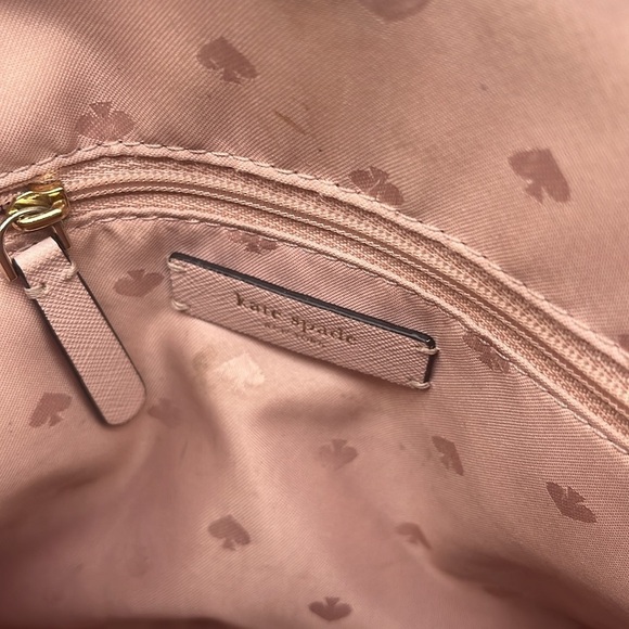 Kate Spade New York Pink Leather Dome Double Handle Crossbody Satchel BLEMISH - Picture 11 of 13